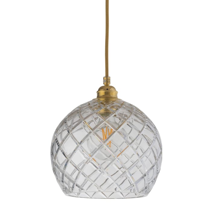 Rowan loftlampe Crystal Ø 22 cm - medium + guld- favet ledning - EBB & FLOW