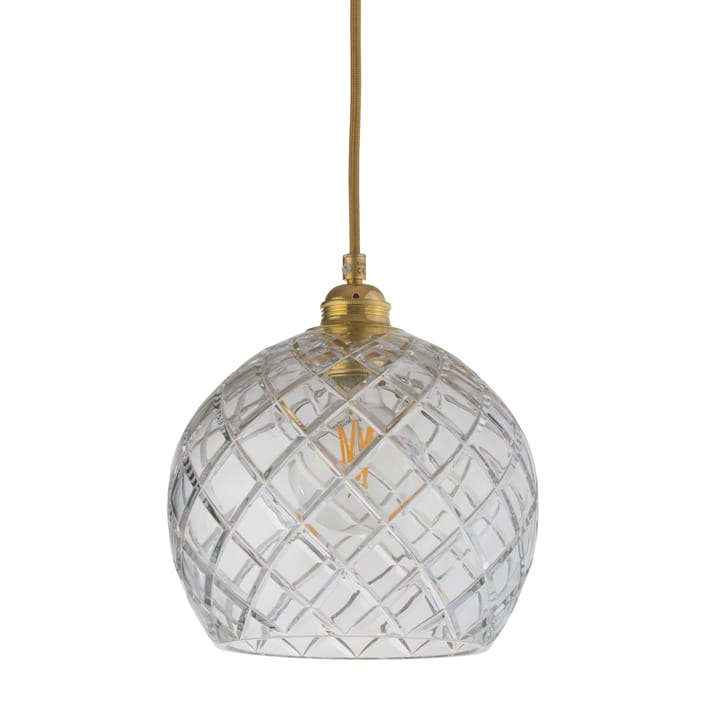 Rowan loftlampe Crystal Ø 22 cm - medium + guld- favet ledning - EBB & FLOW