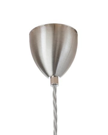 Rowan loftlampe Crystal Ø 22 cm - small + sølv- farvet snor ledning - EBB & FLOW