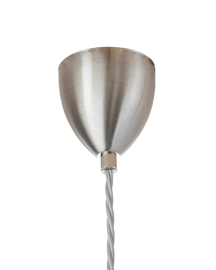 Rowan loftlampe Crystal Ø 22 cm - small + sølv- farvet snor ledning - EBB & FLOW