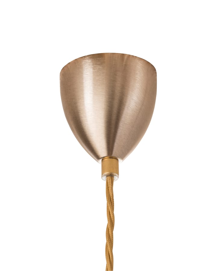 Rowan loftlampe krystal Ø 28 cm - medium + guld- favet ledning - EBB & FLOW