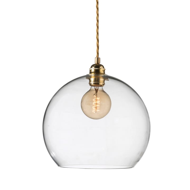 Rowan loftlampe L, Ø 28 cm - klar m. guldledning - EBB & FLOW