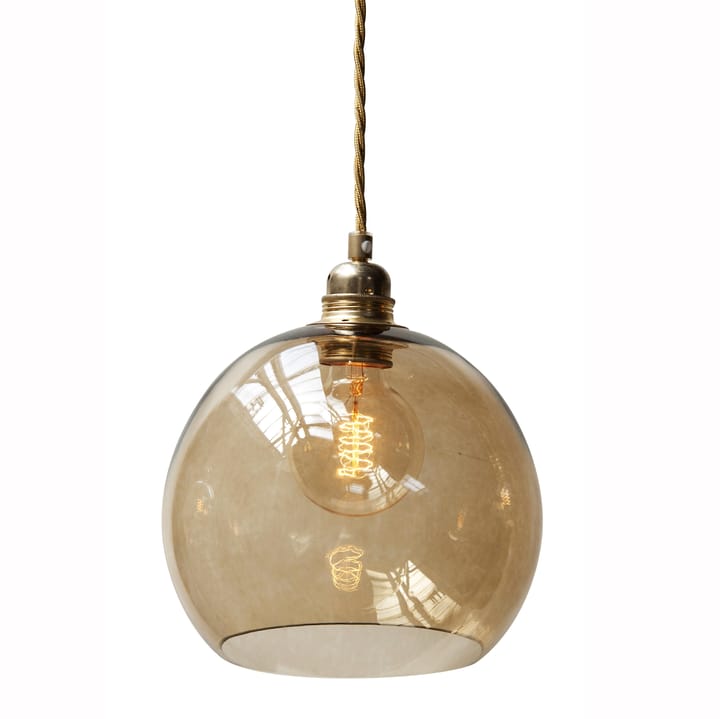 Rowan loftlampe M, Ø 22 cm - chestnut brown - EBB & FLOW