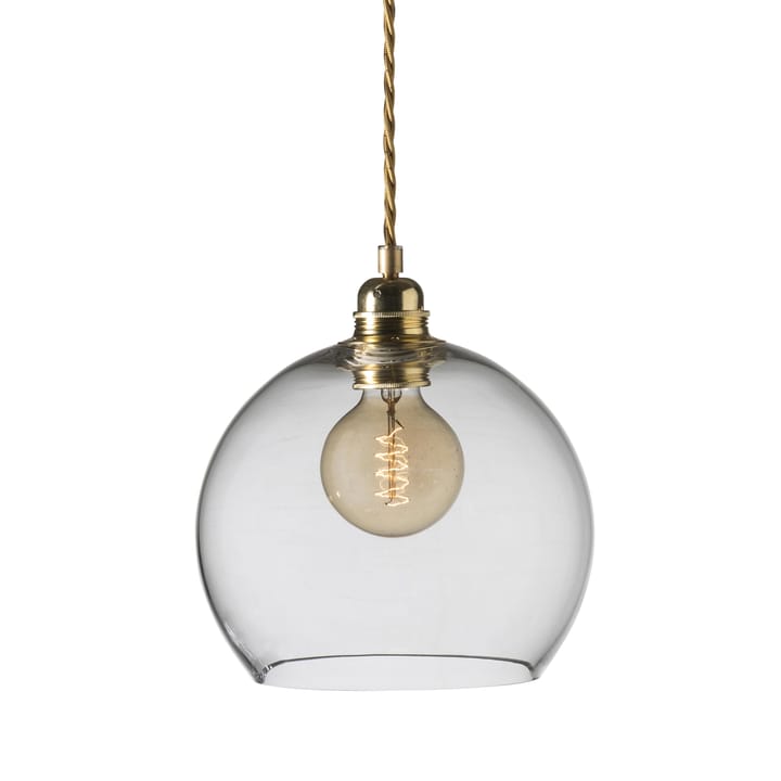 Rowan loftlampe M, Ø 22 cm - klar m. guldledning - EBB & FLOW