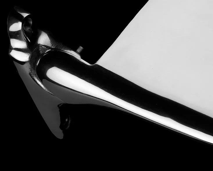 Edblad vægstol blankpoleret, blankpoleret Edblad