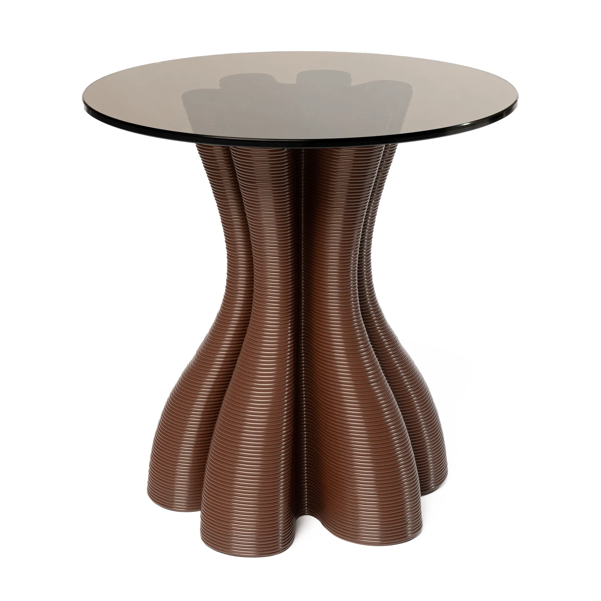 Anemone sidebord Ø50 cm, Chocolate Ekbacken Studios