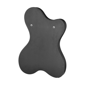 Pebble spejl small 56x76 cm - Black - Ekbacken Studios