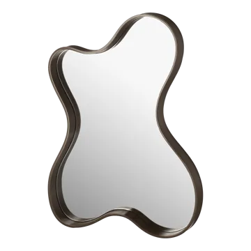 Pebble spejl small 56x76 cm - Chocolate - Ekbacken Studios