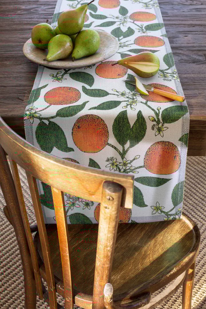 Appelsiner løber, 35x120 cm Ekelund Linneväveri