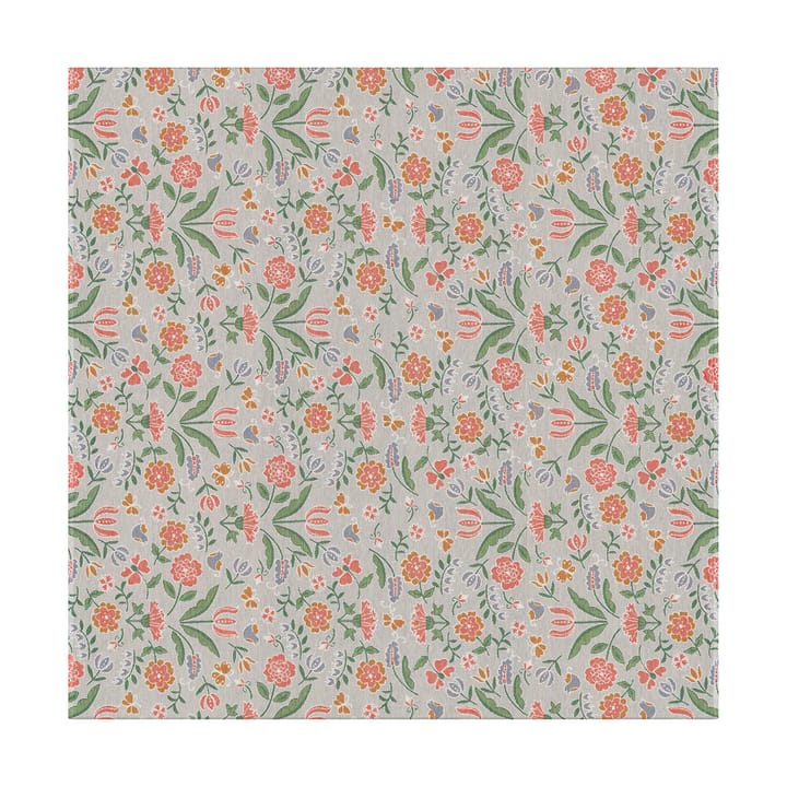 Blomglänta borddug 145x145 cm - Flerfarvet - Ekelund Linneväveri