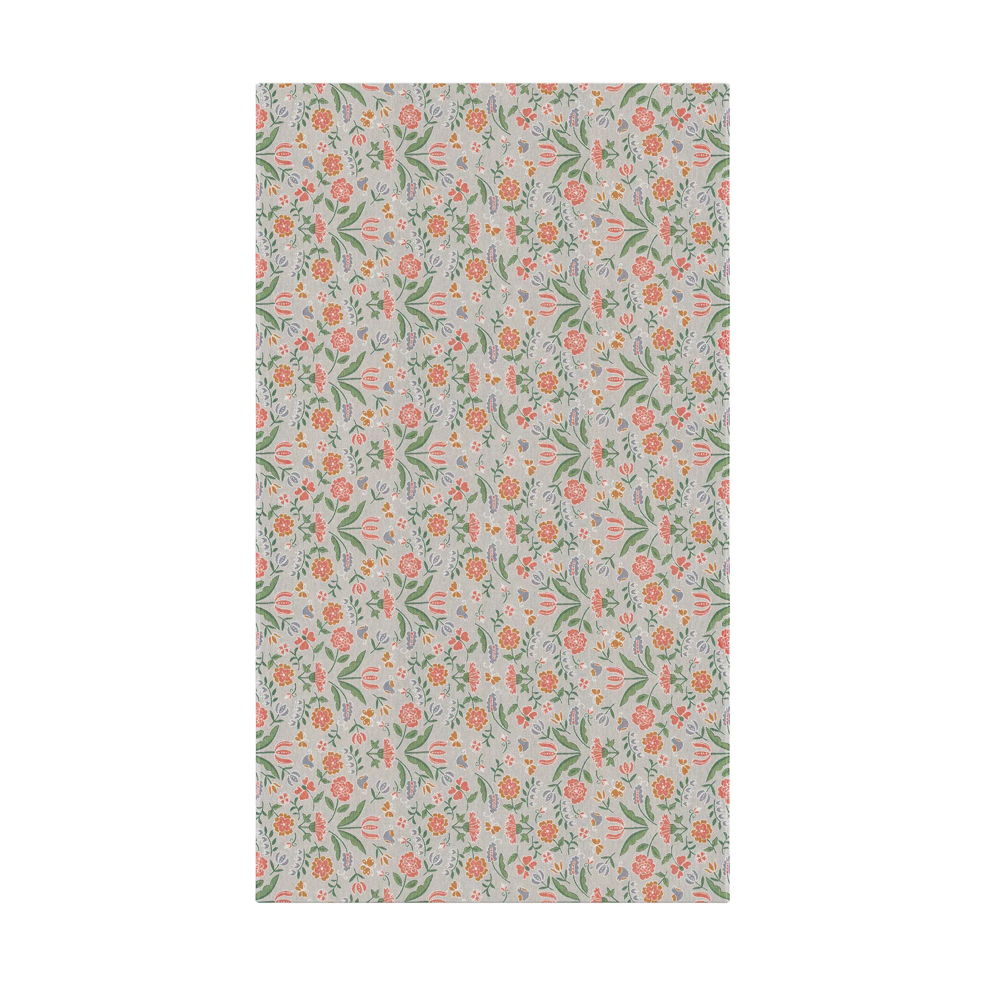 Blomglänta borddug 145x250 cm, Flerfarvet Ekelund Linneväveri