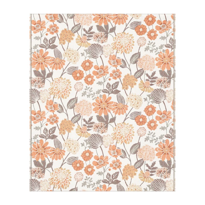 Bodum bomuldstæppe 140x170 cm - Orange - Ekelund Linneväveri