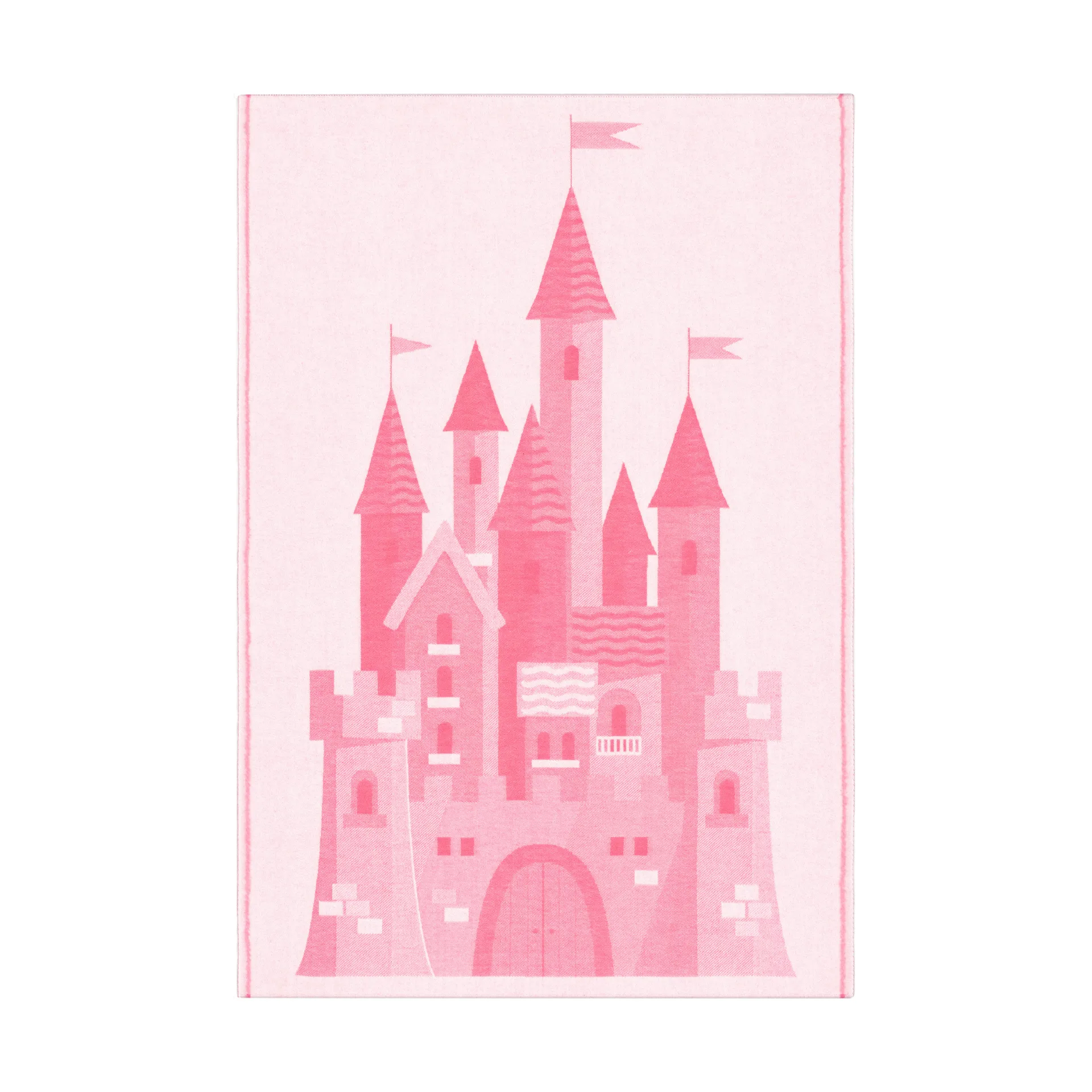 Castle babytæppe 72x105 cm, Rosa Ekelund Linneväveri