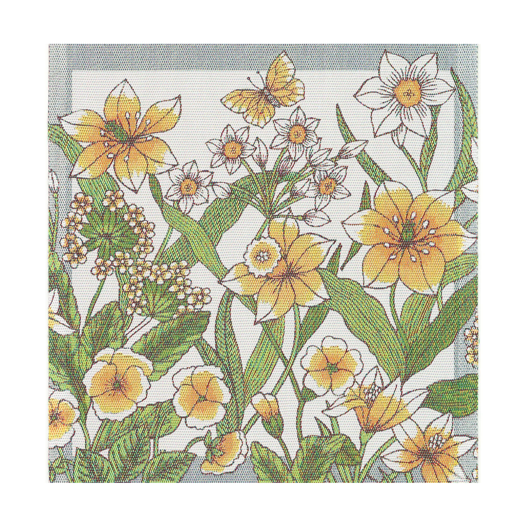 Daffodil stofserviet 35x35 cm, Gul Ekelund Linneväveri