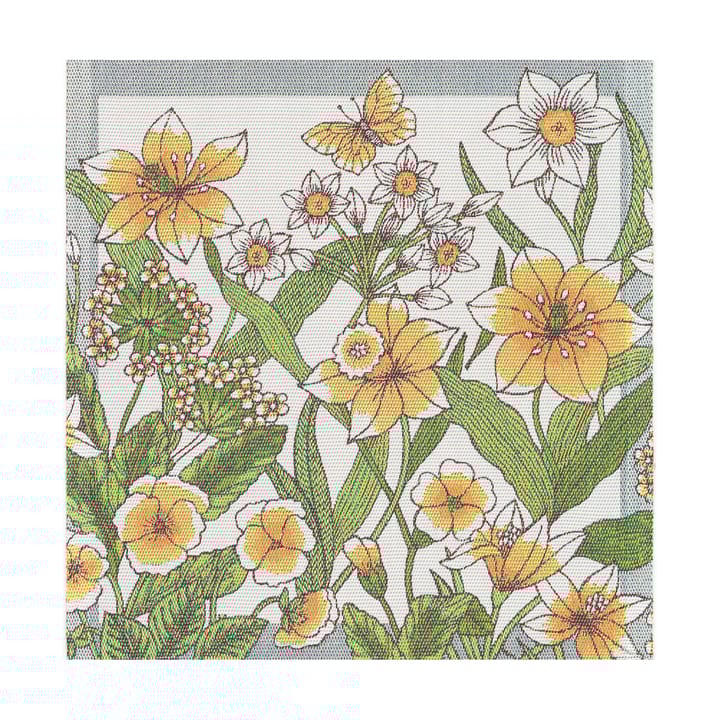 Daffodil stofserviet 35x35 cm - Gul - Ekelund Linneväveri