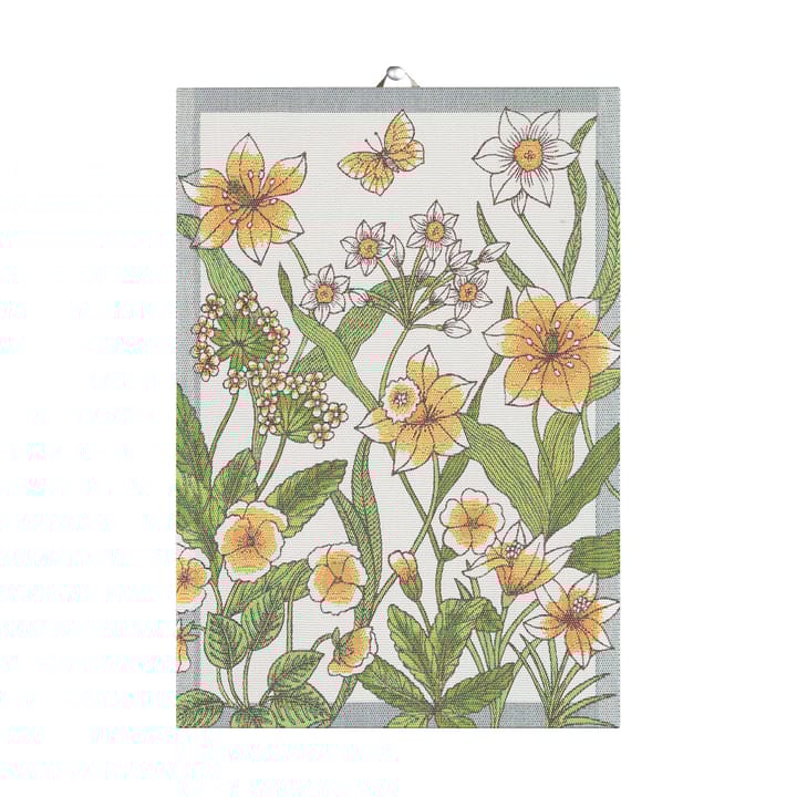 Daffodil viskestykke 35x50 cm - Gul - Ekelund Linneväveri