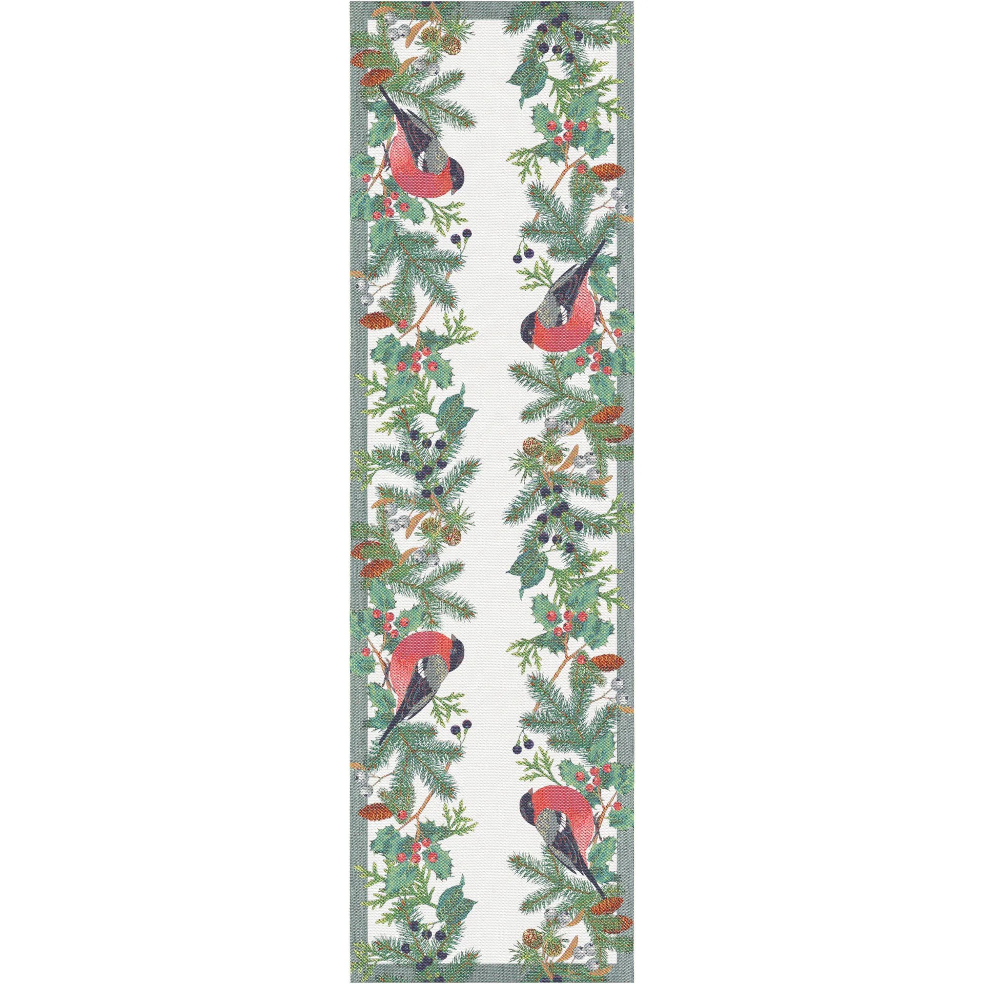 Domherre bordløber 35x120 cm, Multi Ekelund Linneväveri