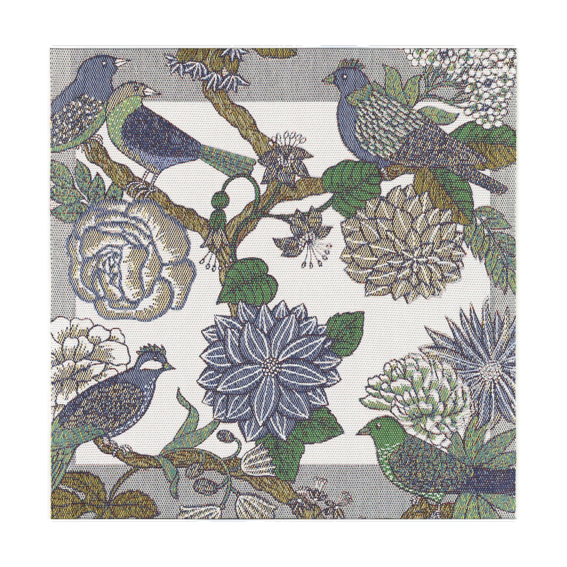 Fåglabo serviet 35x35 cm, Multi Ekelund Linneväveri