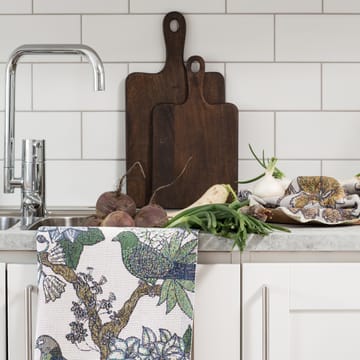 Fåglabo viskestykke 40x60 cm - Multi - Ekelund Linneväveri
