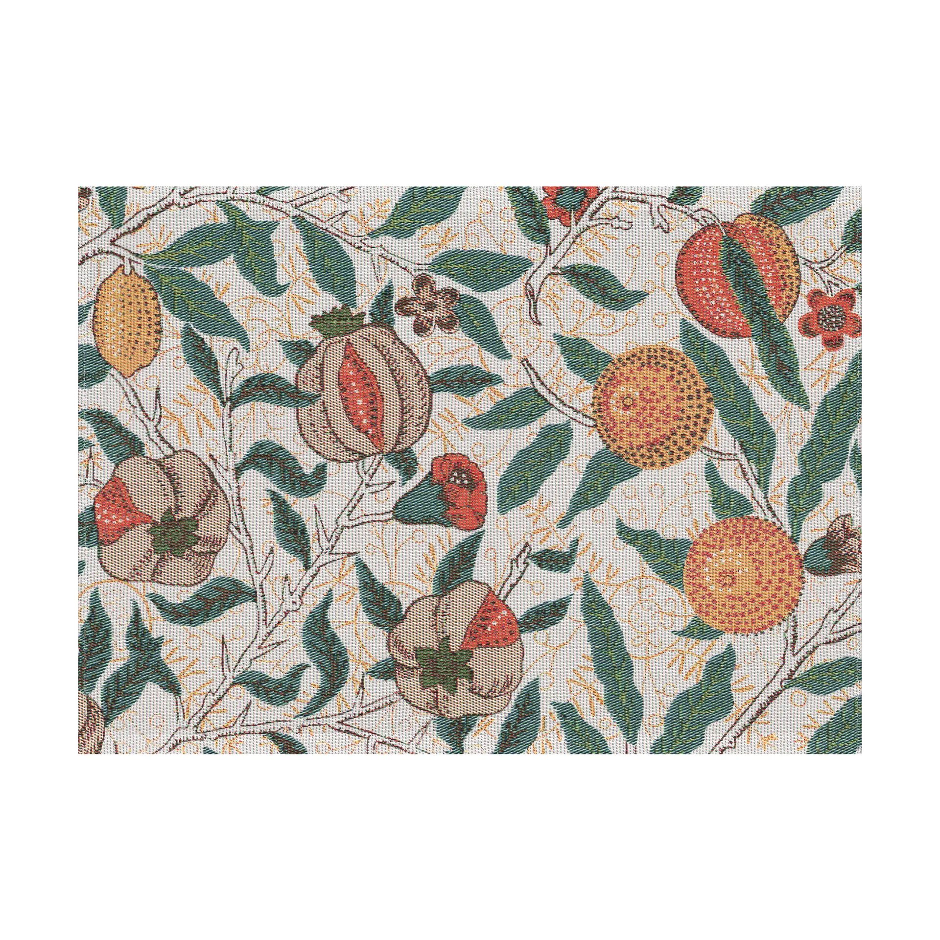 Fruit dækkeserviet 35x48 cm, Flerfarvet Ekelund Linneväveri