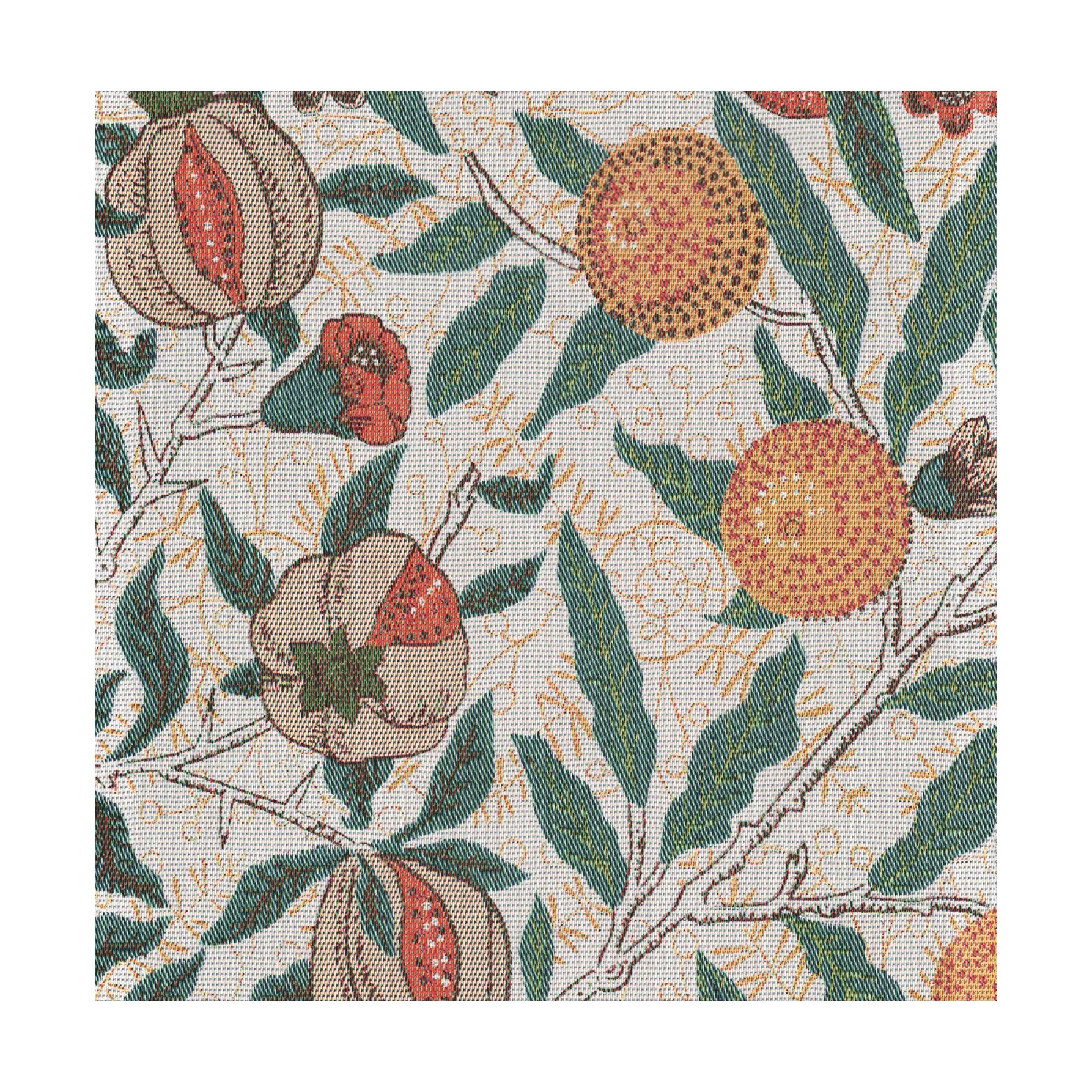 Fruit stofserviet 35x35 cm, Flerfarvet Ekelund Linneväveri