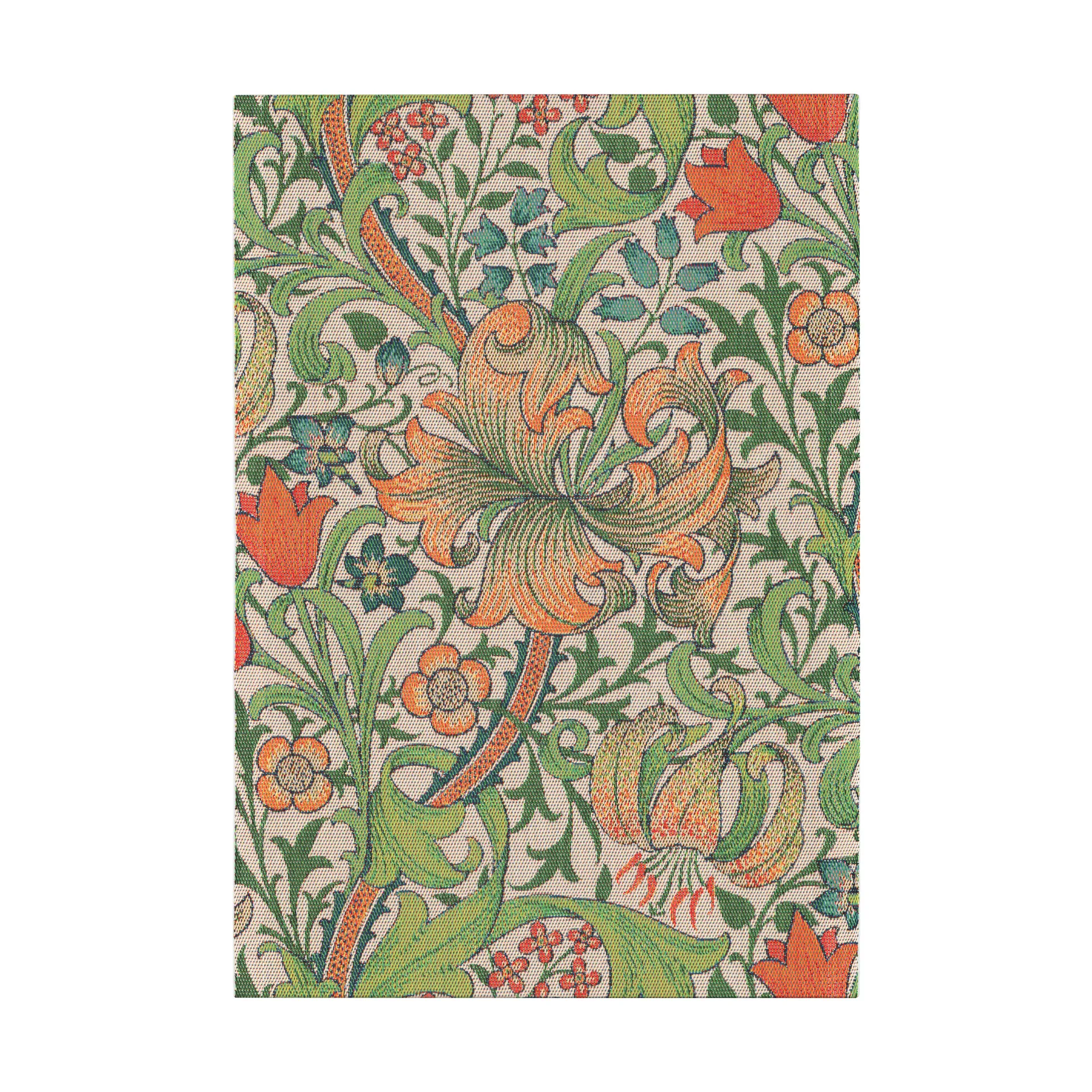 Golden Lily viskestykke 35x50 cm, Flerfarvet Ekelund Linneväveri