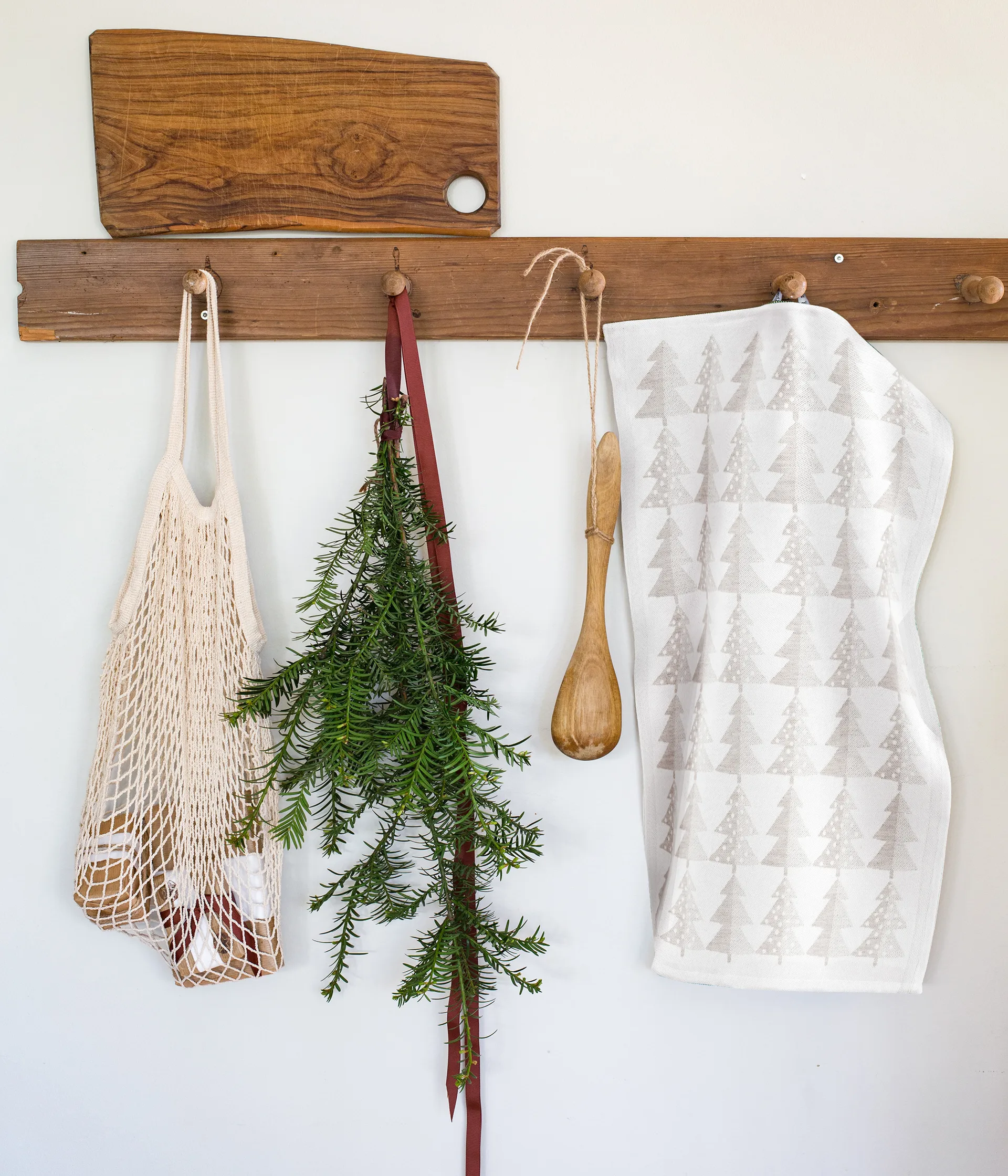 Grantræer viskestykke, 35x50 cm Ekelund Linneväveri