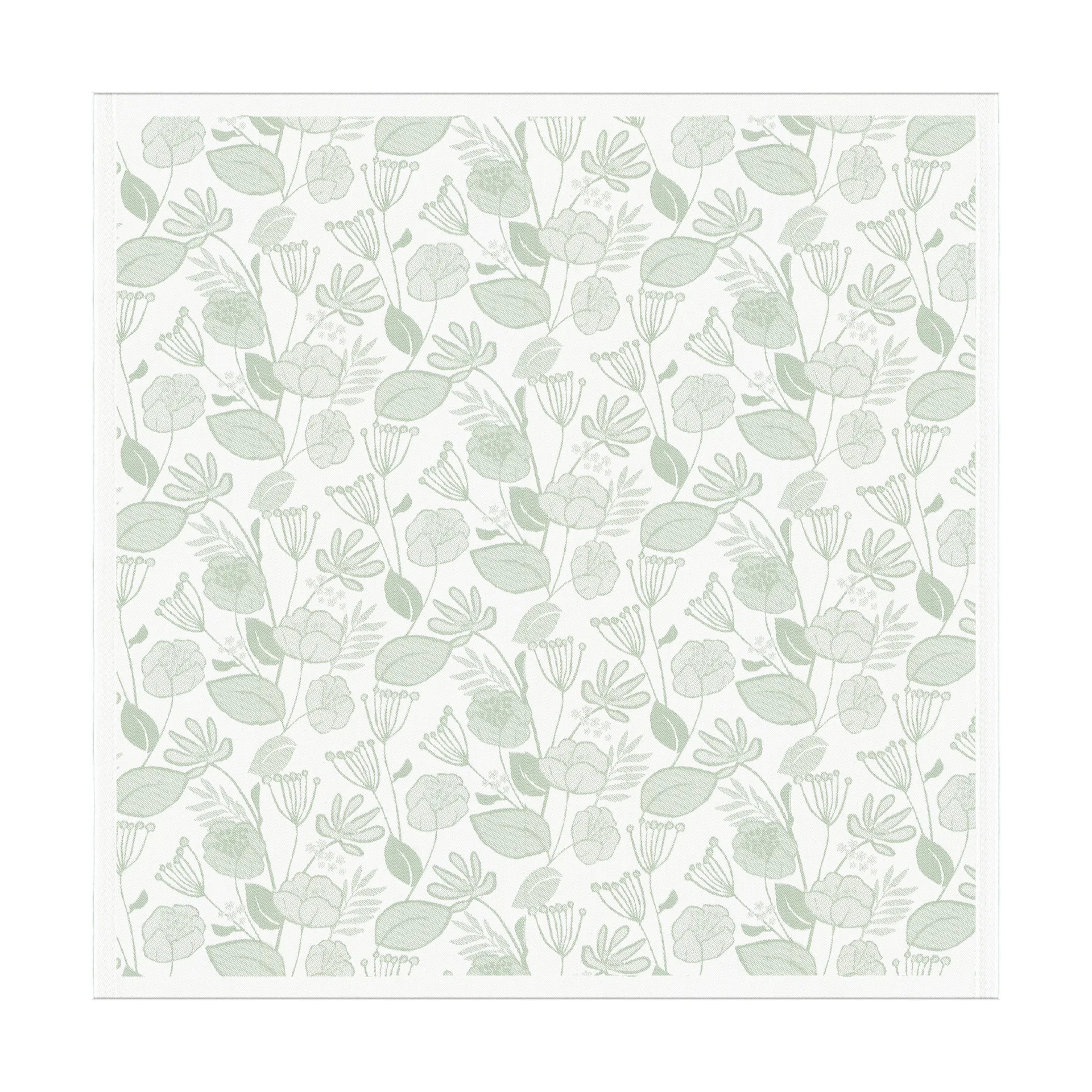 Grönska borddug 75x75 cm, Grøn Ekelund Linneväveri