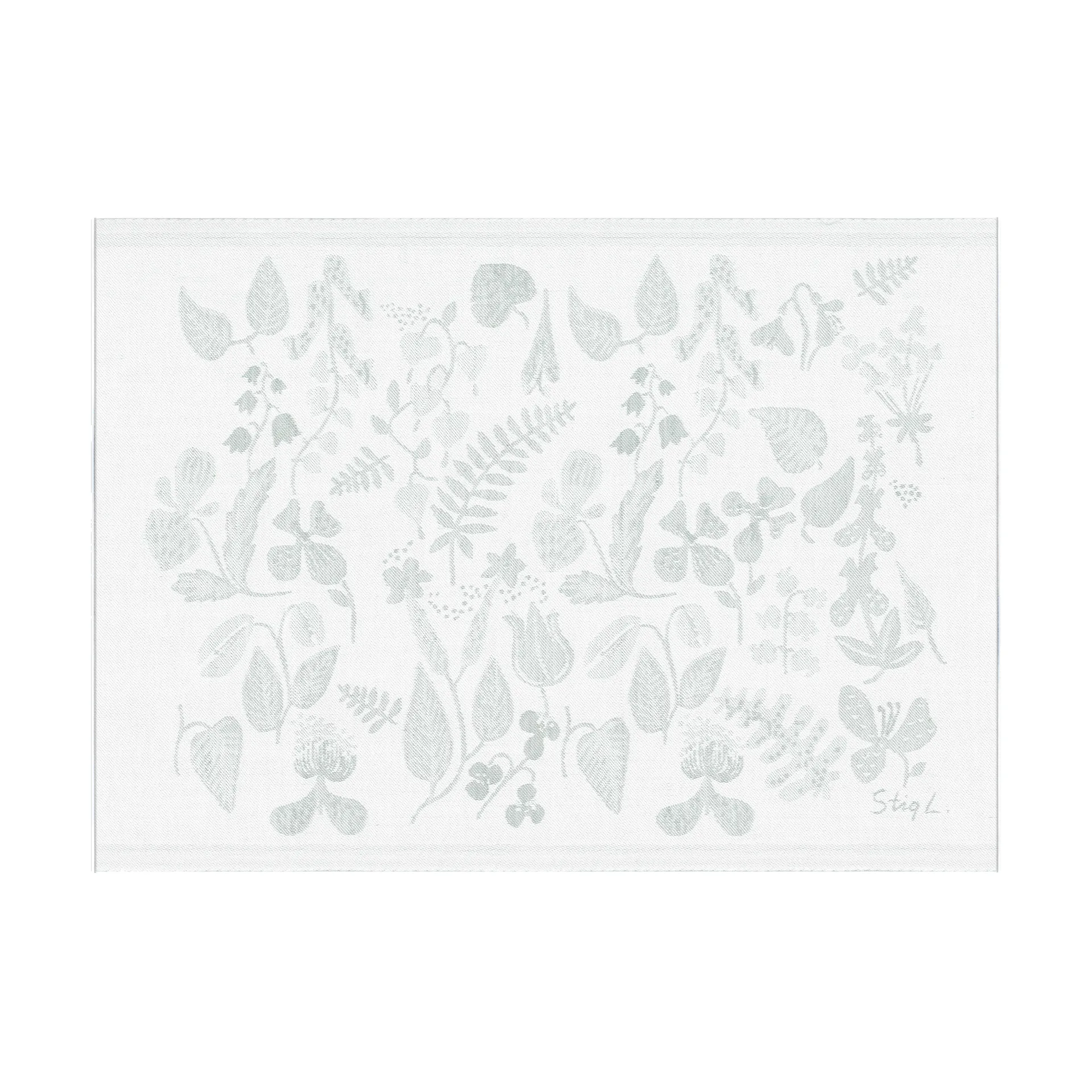 Herbarium pudebetræk 35x48 cm, Grå Ekelund Linneväveri