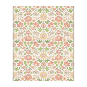 Krasse bomuldstæppe 140x170 cm - Orange - Ekelund Linneväveri