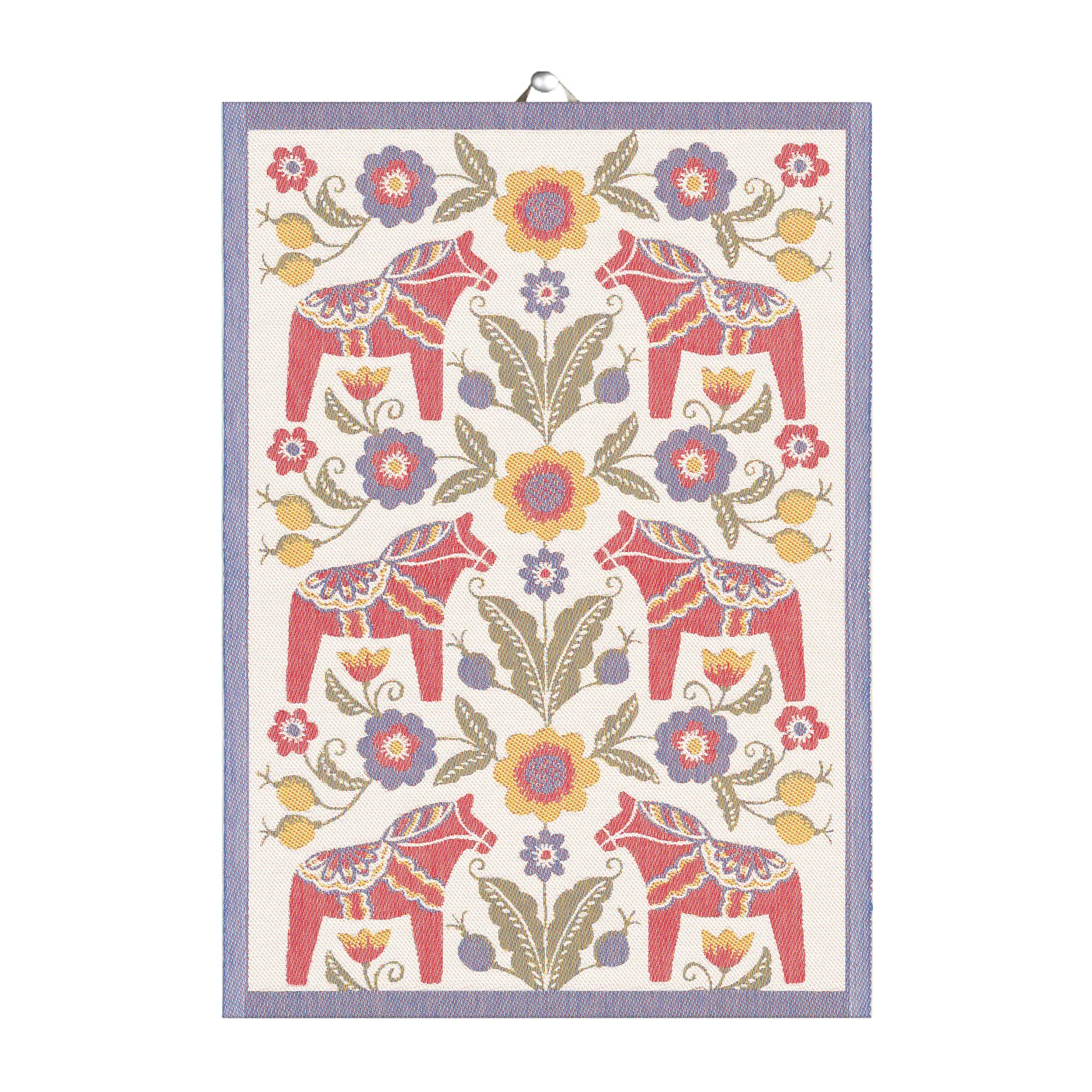 Kurbitshäst viskestykke, 48x70 cm Ekelund Linneväveri