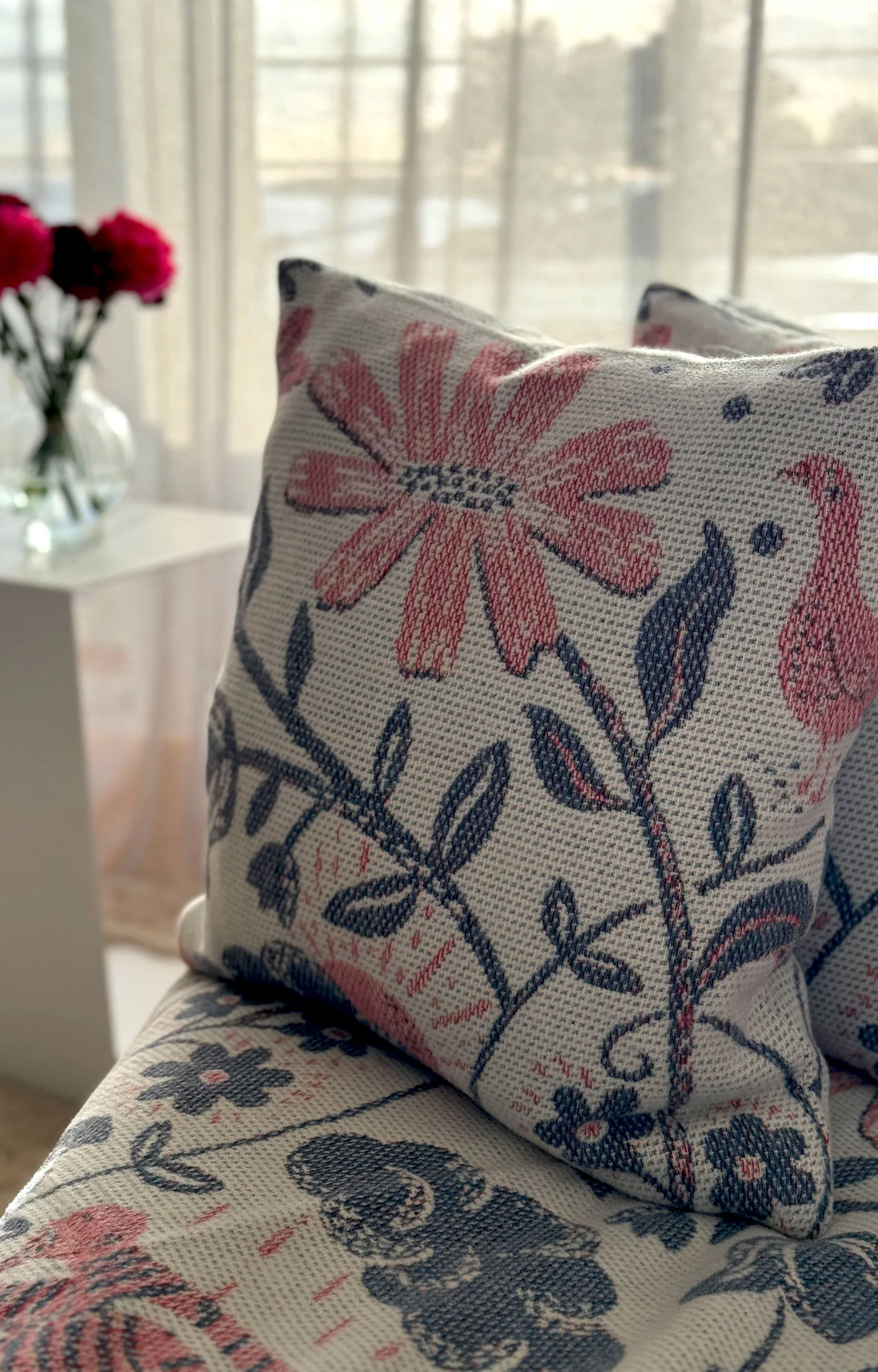 Luciamorgon bordløber 35x120 cm, Flerfarvet Ekelund Linneväveri