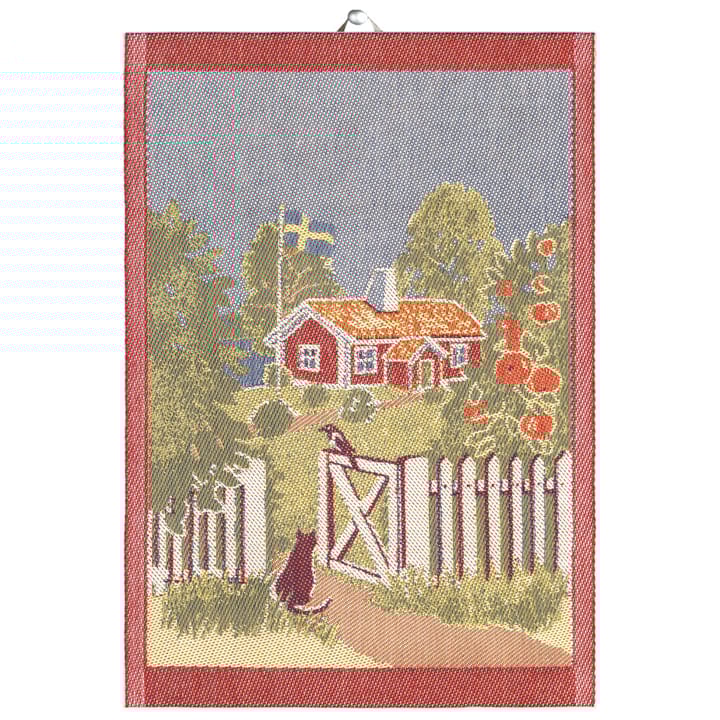 Mit Sverige viskestykke 35x50 cm - Multi - Ekelund Linneväveri