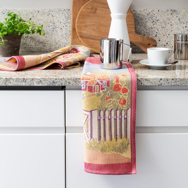 Mit Sverige viskestykke 35x50 cm, Multi Ekelund Linneväveri