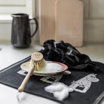 Moominmamma karklud 28x35 cm - Sort - Ekelund Linneväveri