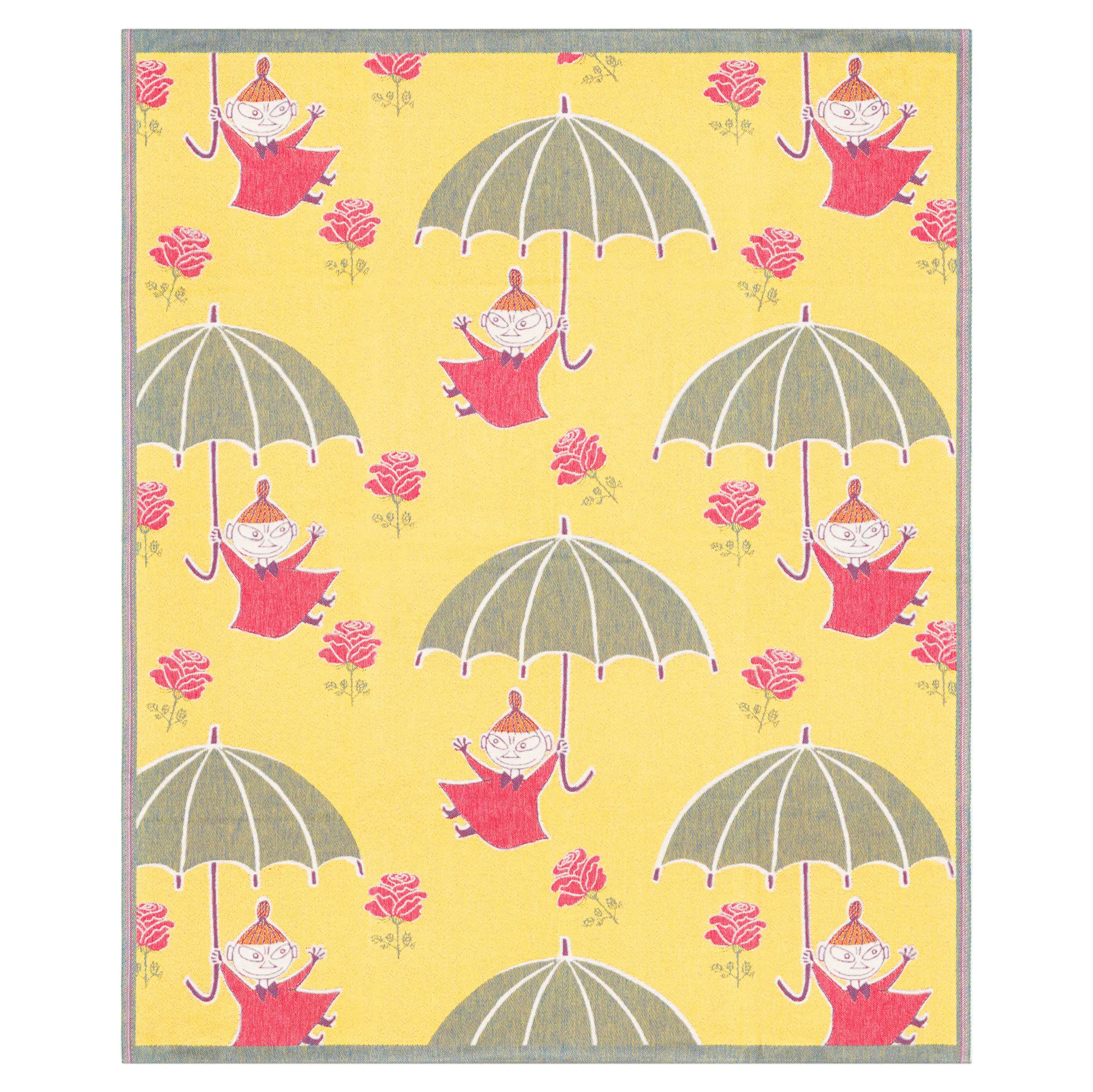 Mumi plaid 140x170 cm, Umbrella Ekelund Linneväveri