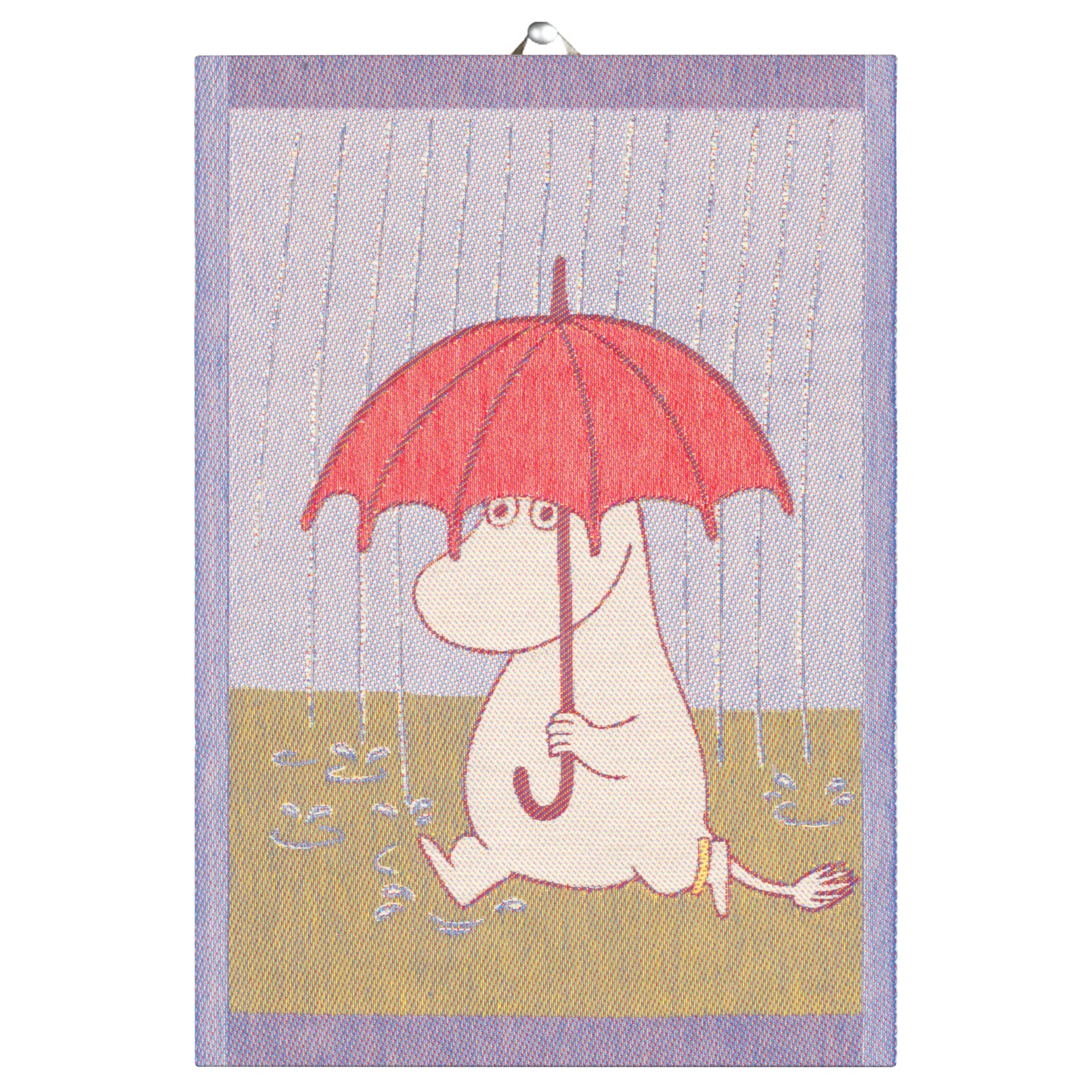 Mumin viskestykke 35x50 cm, Rain Ekelund Linneväveri