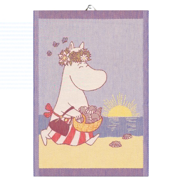 Mumin viskestykke 35x50 cm - Summerday - Ekelund Linneväveri