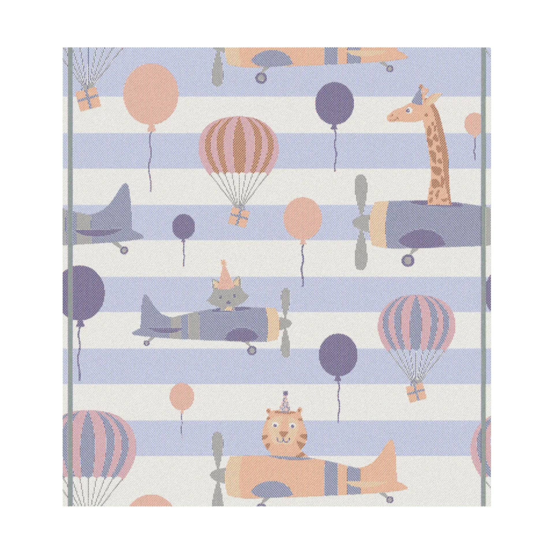 New Arrival babytæppe 70x75 cm, Flerfarvet Ekelund Linneväveri