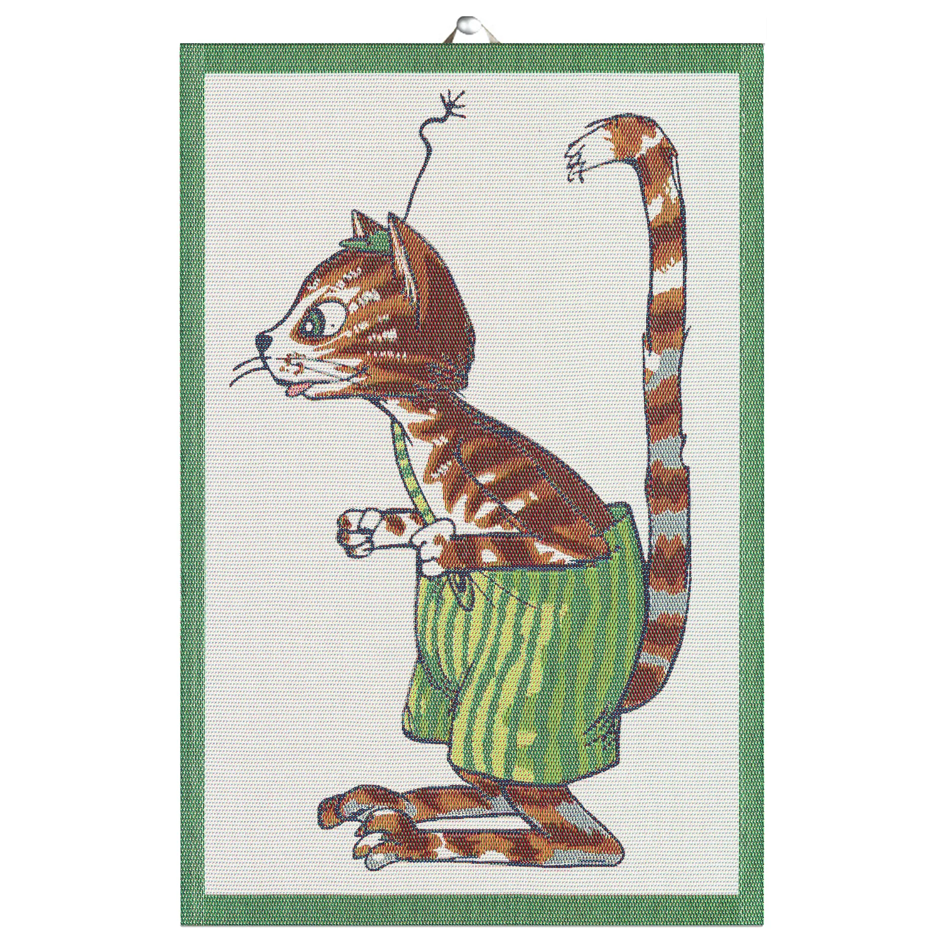 Pedersen & Findus viskestykke, Findus Ekelund Linneväveri