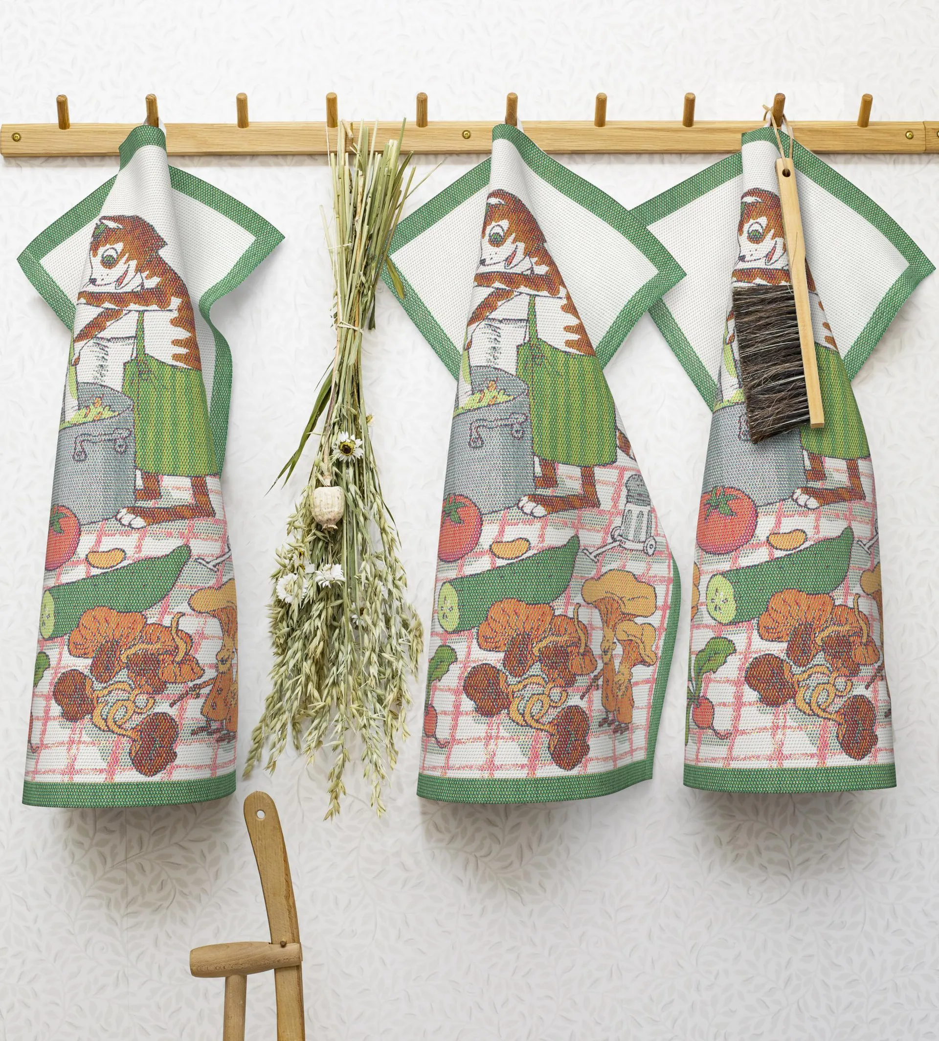 Pedersen & Findus viskestykke, Madlavning Ekelund Linneväveri