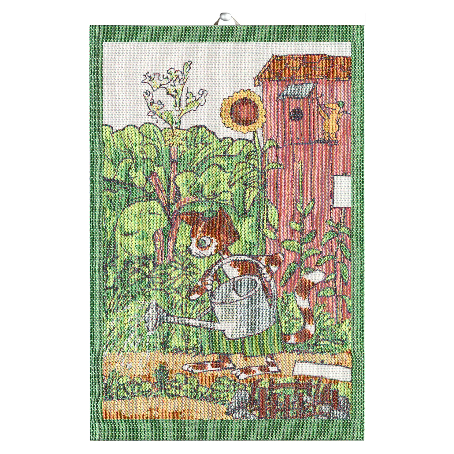 Pedersen & Findus viskestykke, Vandkande Ekelund Linneväveri