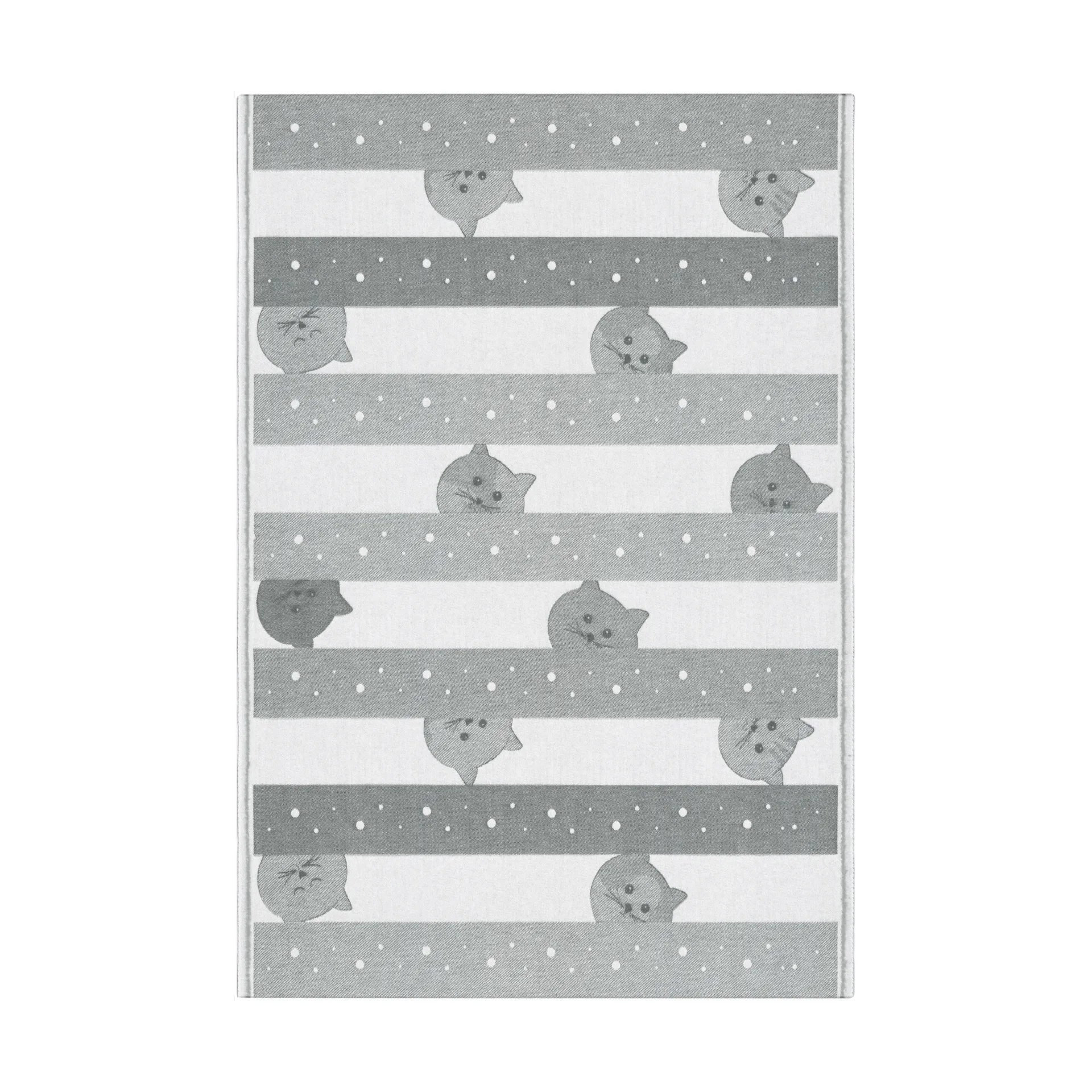 Peekaboo babytæppe 72x105 cm, Grå Ekelund Linneväveri