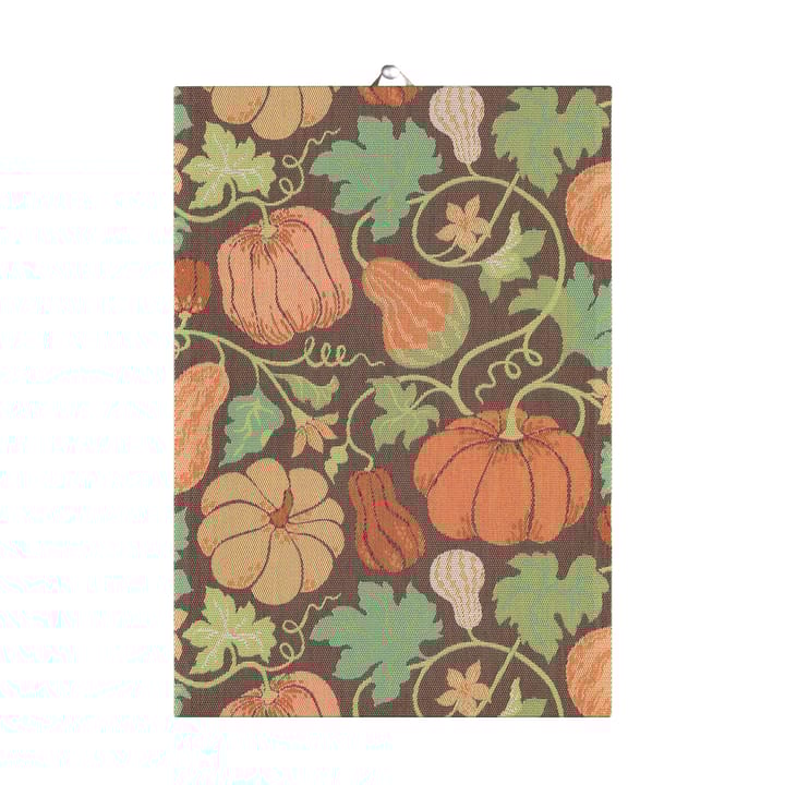 Plenty of pumpkin viskestykke - 35x50 cm - Ekelund Linneväveri