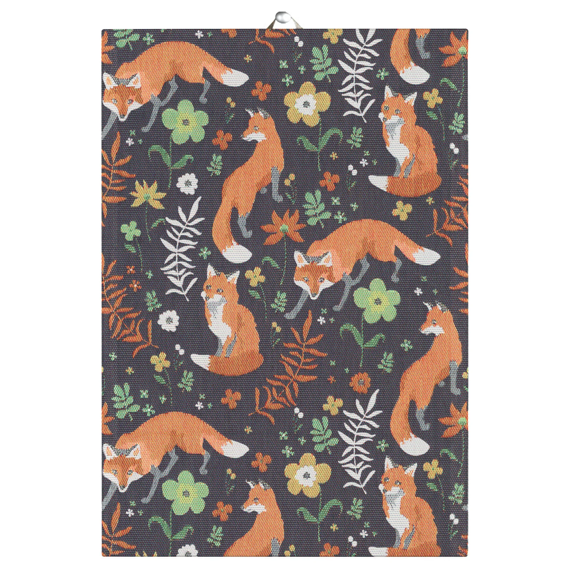 Rävrike viskestykke 35x50 cm, Multi Ekelund Linneväveri