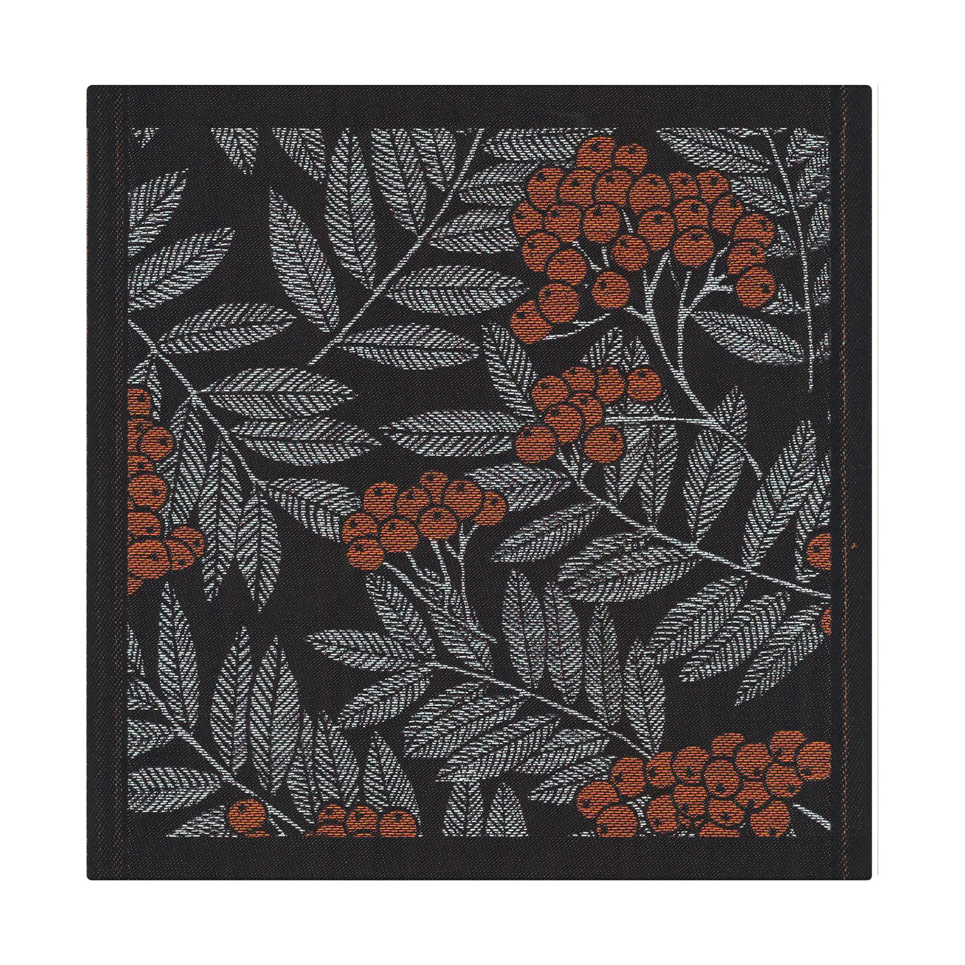 Rønnebærsblad serviet, 35x35 cm Ekelund Linneväveri