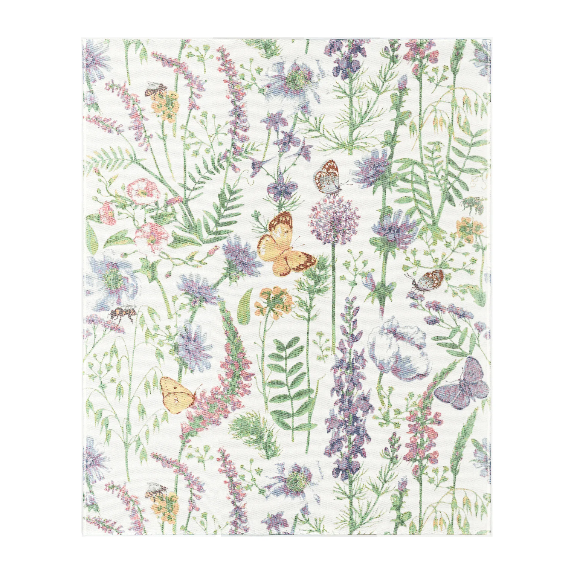 Selma bomuldstæppe 140x170 cm, Multi Ekelund Linneväveri