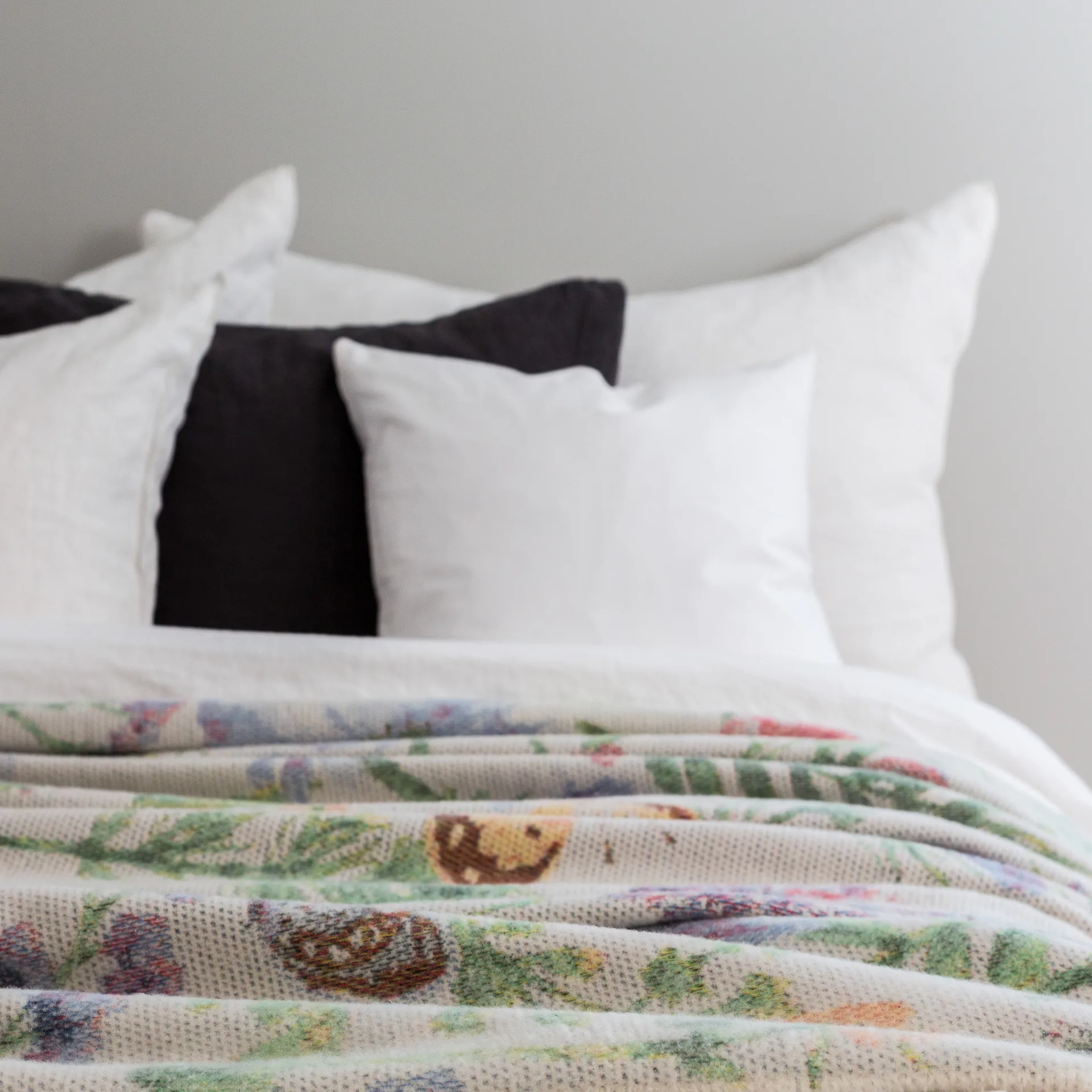 Selma bomuldstæppe 140x170 cm, Multi Ekelund Linneväveri