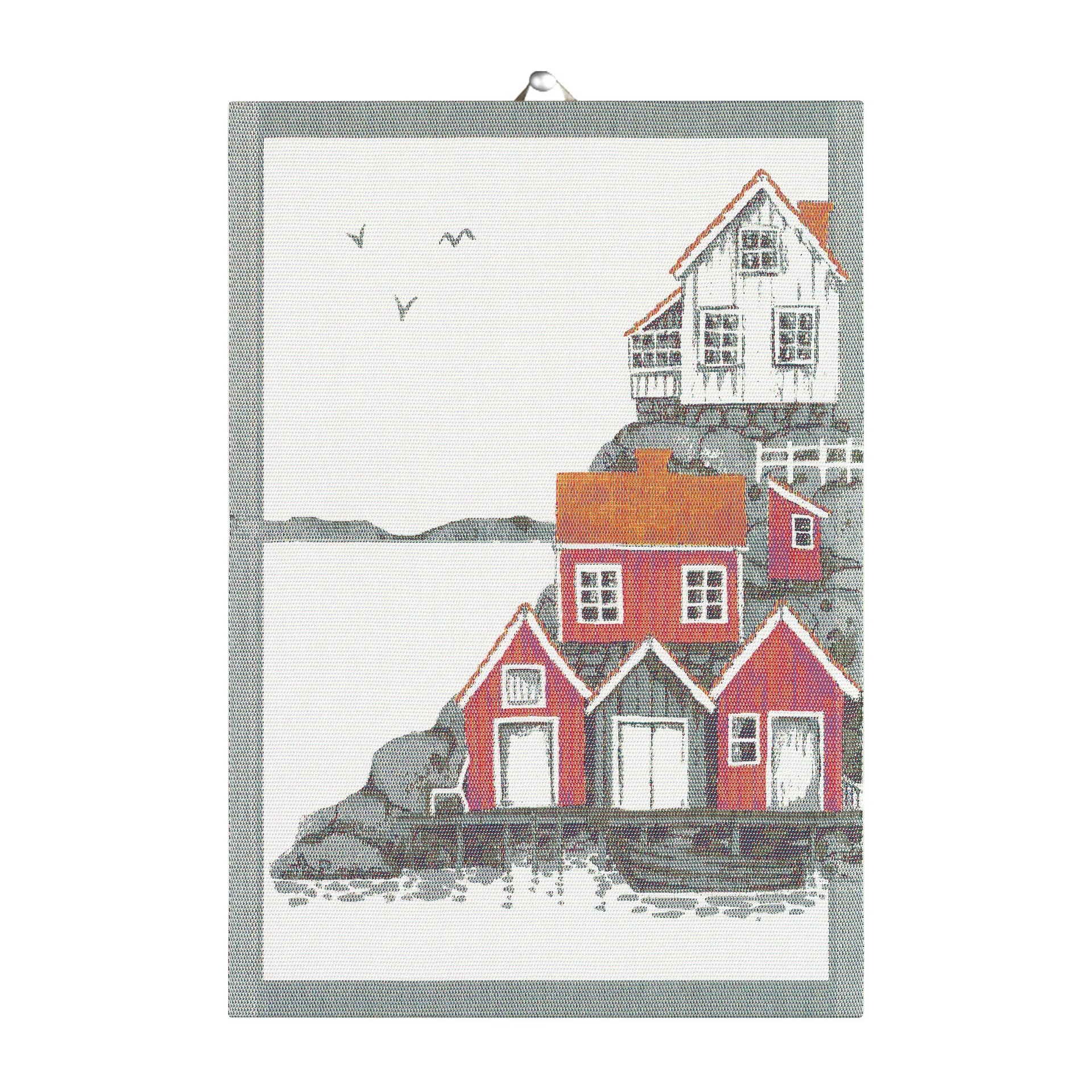 Skärgård viskestykke 35x50 cm, Multi Ekelund Linneväveri