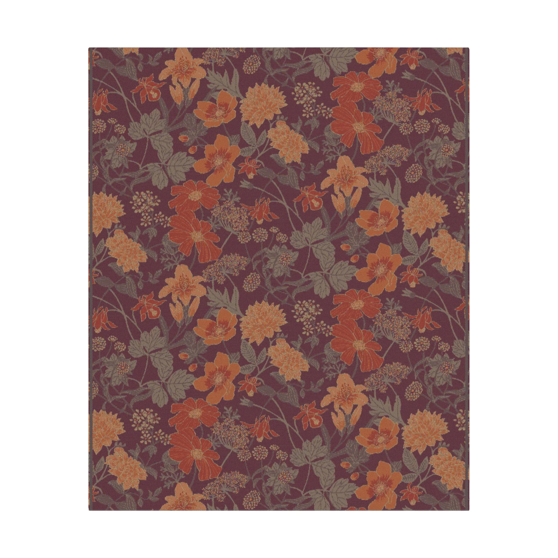 Soft plaid 140x170 cm, Brun Ekelund Linneväveri